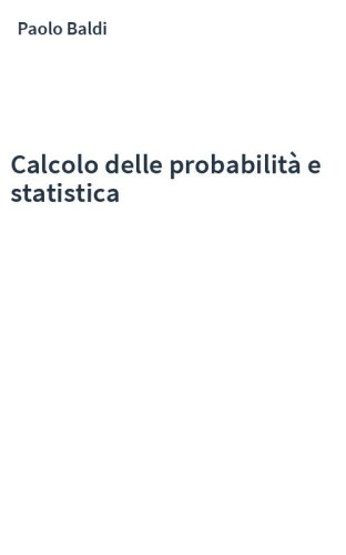 Calcolo delle probabilità e statistica
