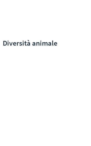 Diversità animale