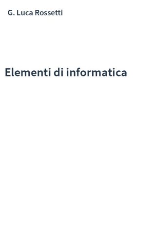 Elementi di informatica