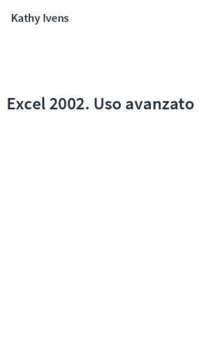 Excel 2002. Uso avanzato