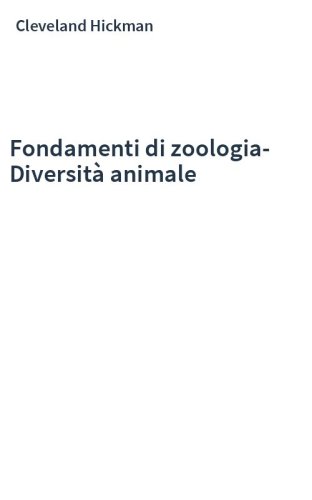 Fondamenti di zoologia-Diversità animale