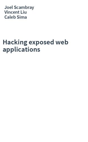Hacking exposed web applications