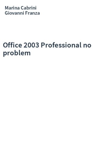 Office 2003 Professional no problem