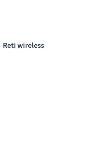 Reti wireless