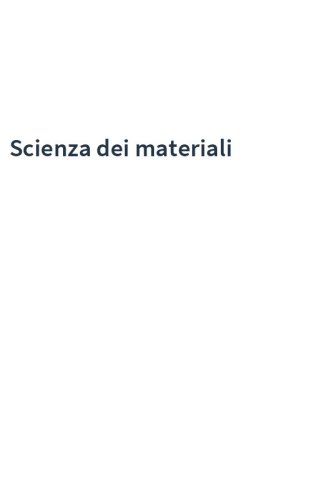Scienza dei materiali