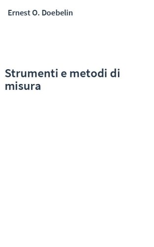 Strumenti e metodi di misura