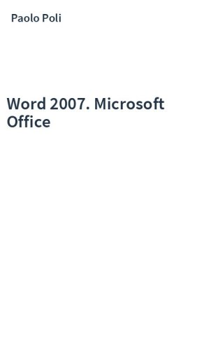 Word 2007. Microsoft Office
