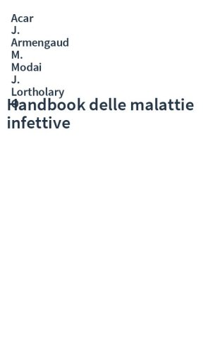 Handbook delle malattie infettive