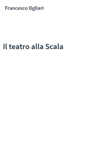 Il teatro alla Scala
