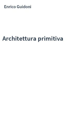 Architettura primitiva