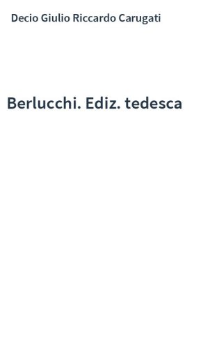 Berlucchi. Ediz. tedesca
