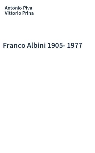 Franco Albini 1905-1977