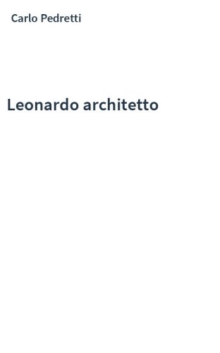 Leonardo architetto