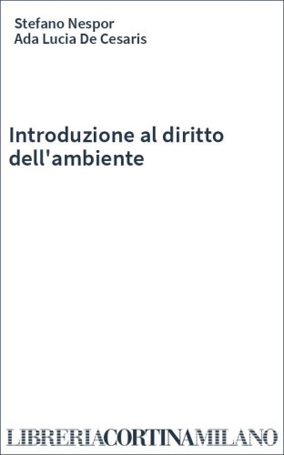 Introduzione al diritto dell'ambiente