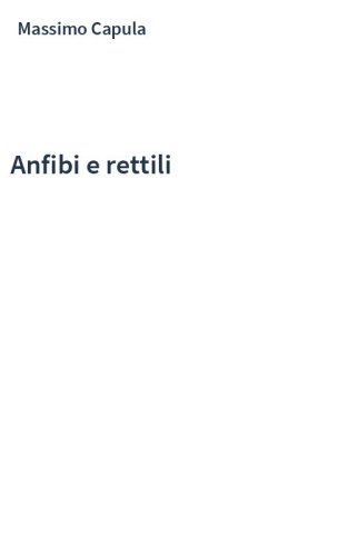 Anfibi e rettili