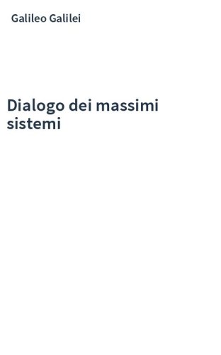 Dialogo dei massimi sistemi