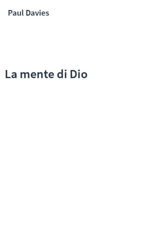 La mente di Dio