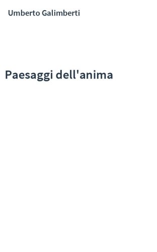 Paesaggi dell'anima
