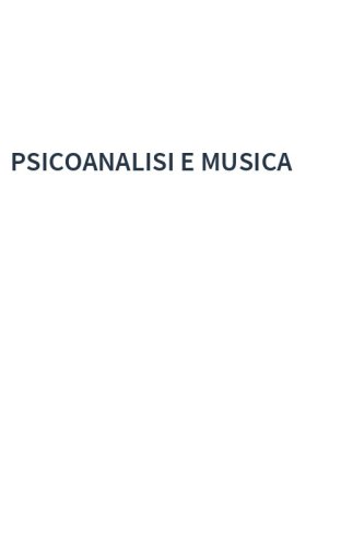 PSICOANALISI E MUSICA
