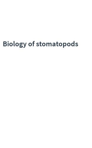Biology of stomatopods