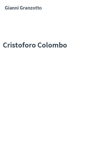 Cristoforo Colombo