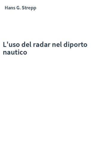 L'uso del radar nel diporto nautico