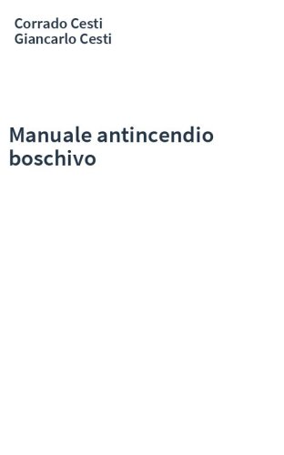 Manuale antincendio boschivo