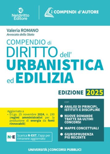 Compendio di diritto dell'urbanistica e dell'edilizia 2025
