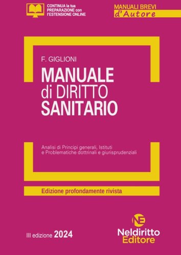 Manuale di diritto sanitario