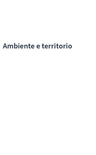 Ambiente e territorio