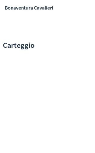 Carteggio