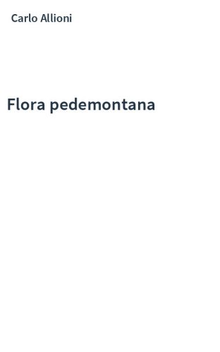Flora pedemontana
