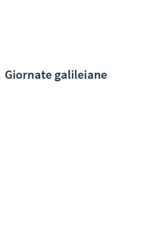 Giornate galileiane