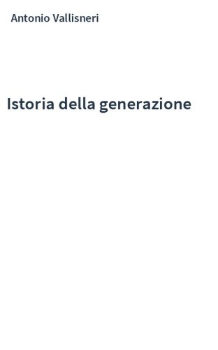 Istoria della generazione