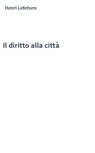 Il diritto alla città