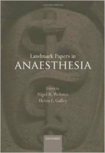 Landmark Papers in Anaesthesia