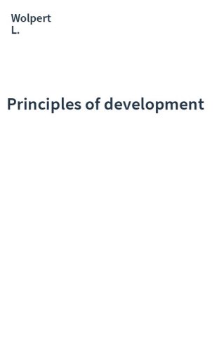 Principles of development