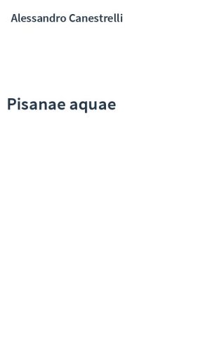 Pisanae aquae