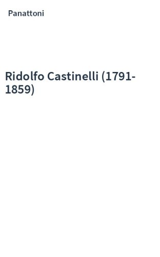 Ridolfo Castinelli (1791-1859)