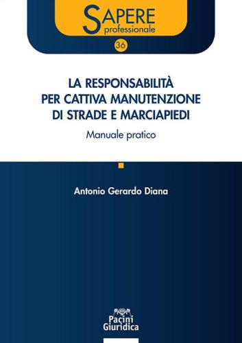 La responsabilità per cattiva manutenzione di strade e marciapiedi. Manuale pratico