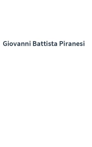 Giovanni Battista Piranesi