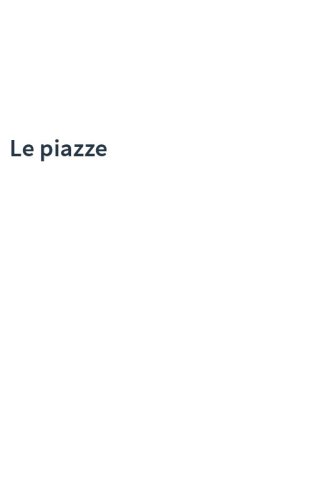 Le piazze