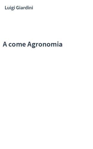 A come Agronomia