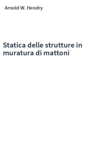 Statica delle strutture in muratura di mattoni