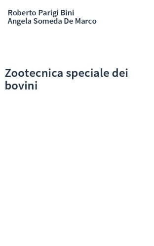 Zootecnica speciale dei bovini