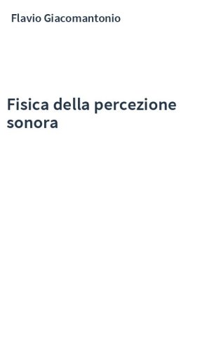 Fisica della percezione sonora