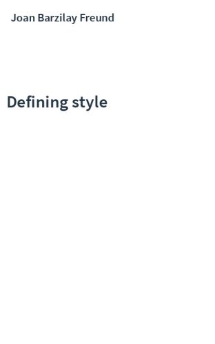 Defining style