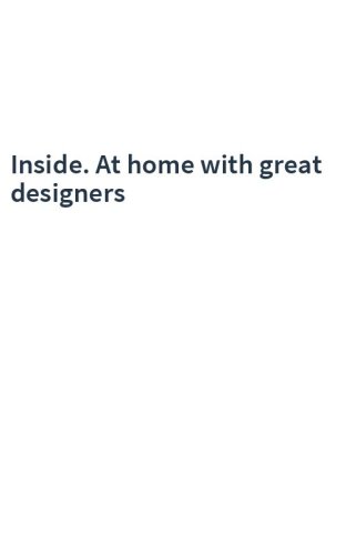 Inside. At home with great designers