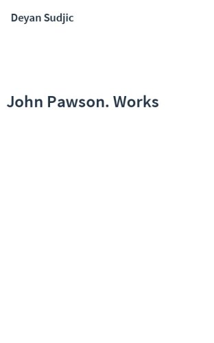 John Pawson. Works