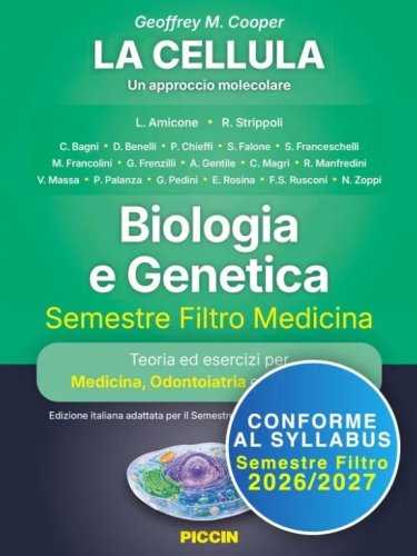Biologia e genetica. Semestre filtro medicina